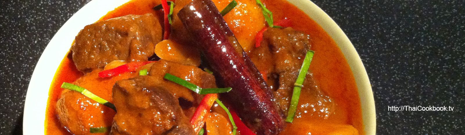 Authentic Thai recipe for Massaman Curry with Beef
