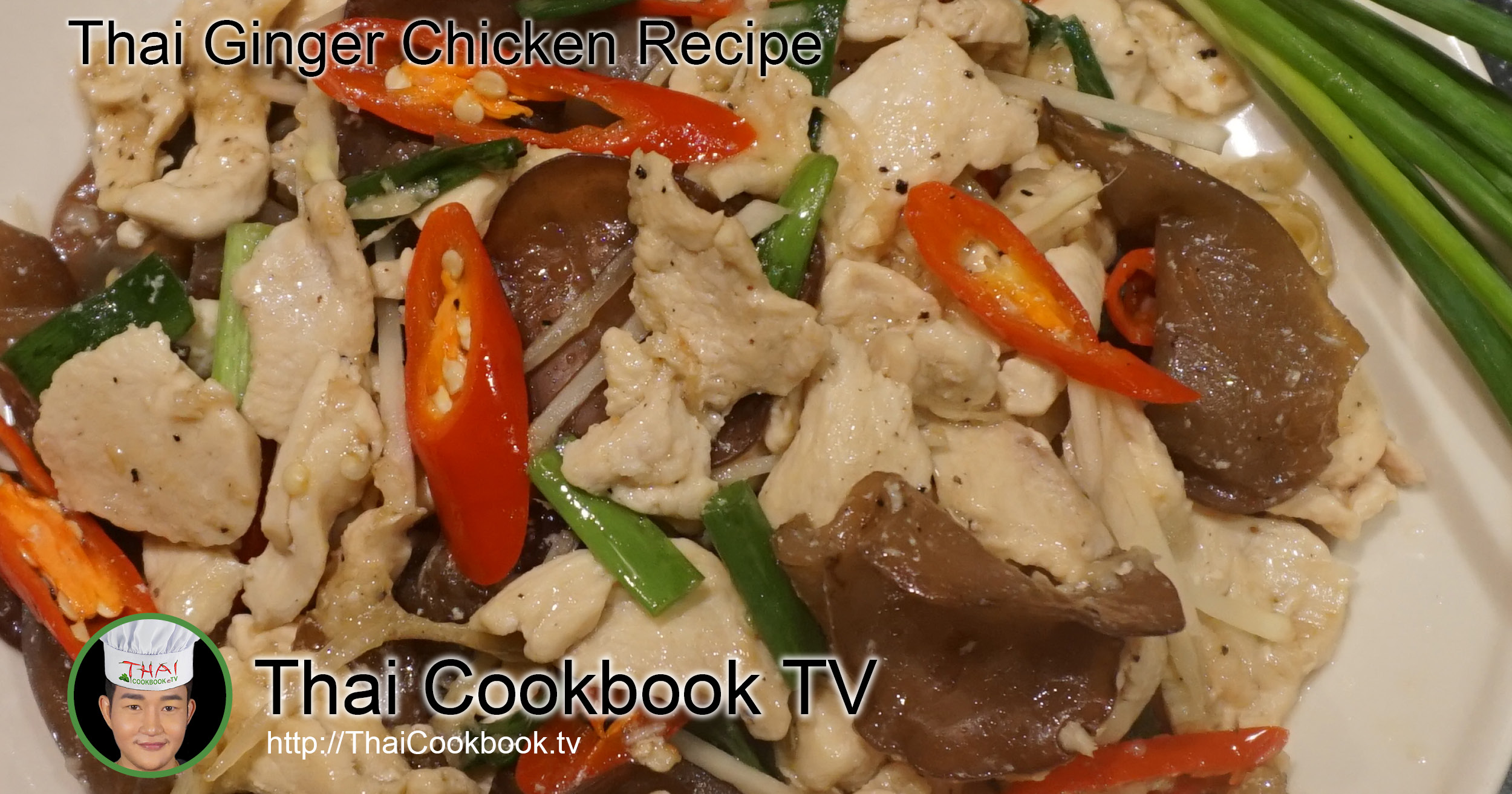 Authentic Thai Recipe for Ginger Chicken