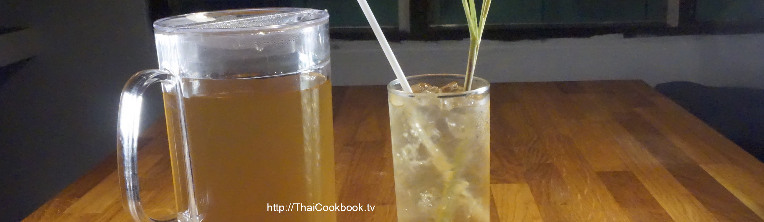 Authentic Thai recipe for Lemongrass and Pandan Iced Tea
