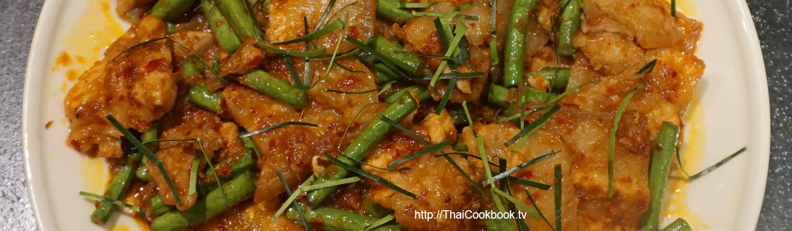 Authentic Thai recipe for Spicy Pork Stir Fry