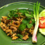 Authentic Thai recipe for Spicy Minced Pork Salad