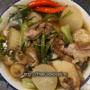 Authentic Thai recipe for Pork Bone Soup with Daikon and Cabbage