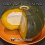Authentic Thai recipe for Pumpkin and Coconut Custard
