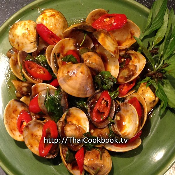 Clams in Roasted Chili Sauce Recipe