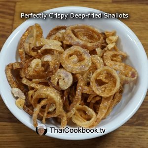 Authentic Thai recipe for Crispy Fried Shallots