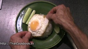 Photo of How to Make Fried Egg over Rice - Step 5