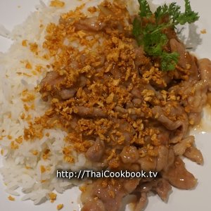 Authentic Thai recipe for Garlic Pork
