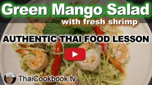 Watch Video About Green Mango Salad with Shrimp