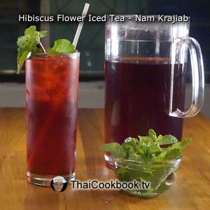 Authentic Thai recipe for Hibiscus Flower Drink