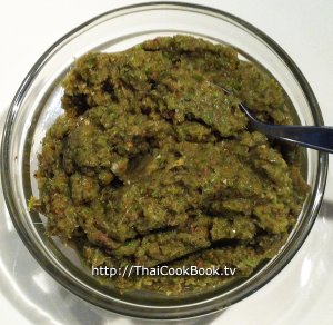 Authentic Thai recipe for Thai Green Curry Paste