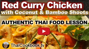 Watch Video About Red Curry with Bamboo Shoots and Coconut Milk