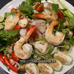 Authentic Thai recipe for Spicy Glass Noodle Salad