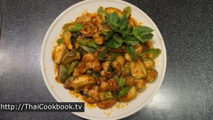 Photo of How to Make Spicy Stir-fried Chicken with Eggplant - Step 13