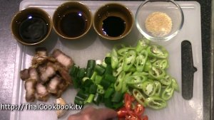 Photo of How to Make Crispy Pork Belly with Peppers - Step 1