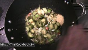 Photo of How to Make Vegetarian Stir-fried Eggplant with Sweet Basil - Step 8