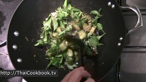 Photo of How to Make Vegetarian Stir-fried Eggplant with Sweet Basil - Step 9