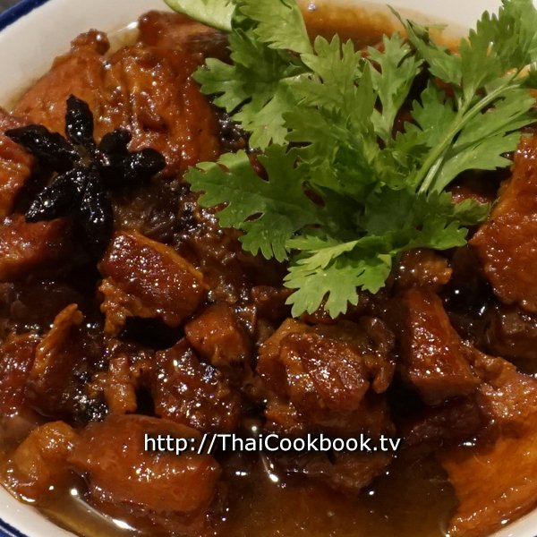 Southern Thai Stewed Pork Belly Recipe