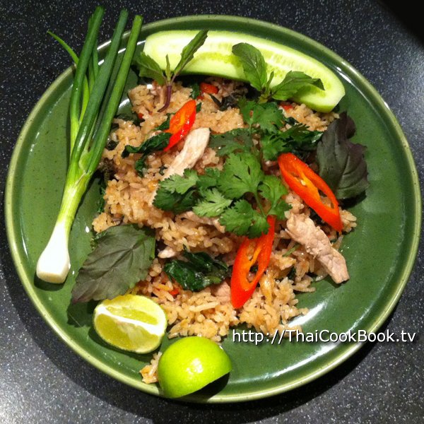 Thai Fried Rice with Pork and Basil Recipe