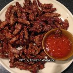 Authentic Thai recipe for Deep Fried Sun-Dried Pork