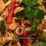 Authentic Thai recipe for Spicy Seafood Salad