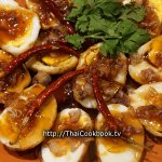 Authentic Thai recipe for Sweet and Sour Eggs